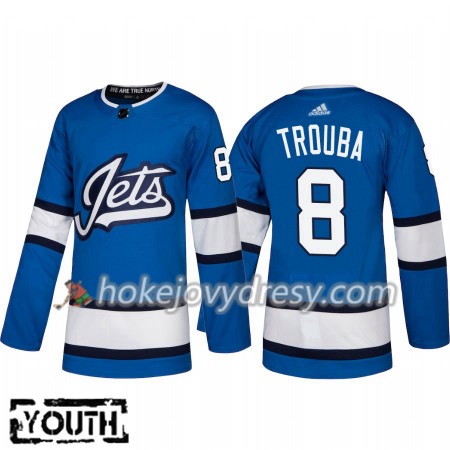 Dětské Hokejový Dres Winnipeg Jets Jacob Trouba 8 Alternate 2018-2019 Adidas Authentic